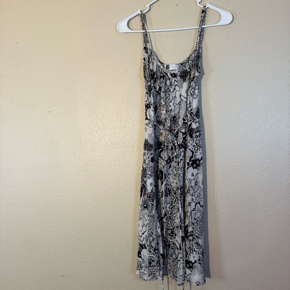 Super suite seventy seven Floral Black and White dress XS